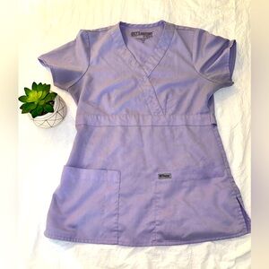 Lavender XS Greys Anatomy Scrub Top Women’s